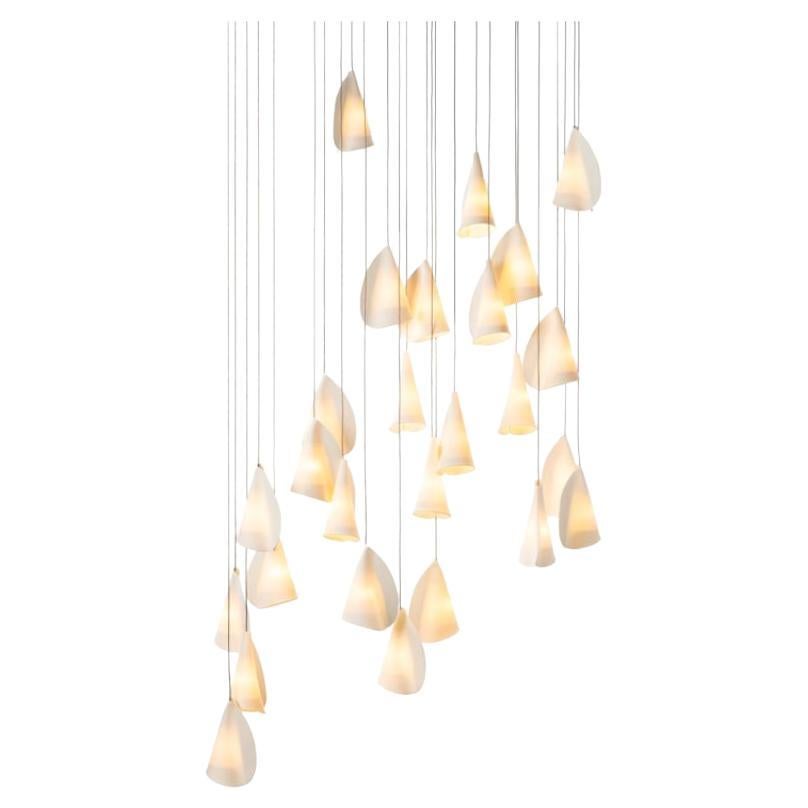 21.26 Porcelain Chandelier Lamp by Bocci 