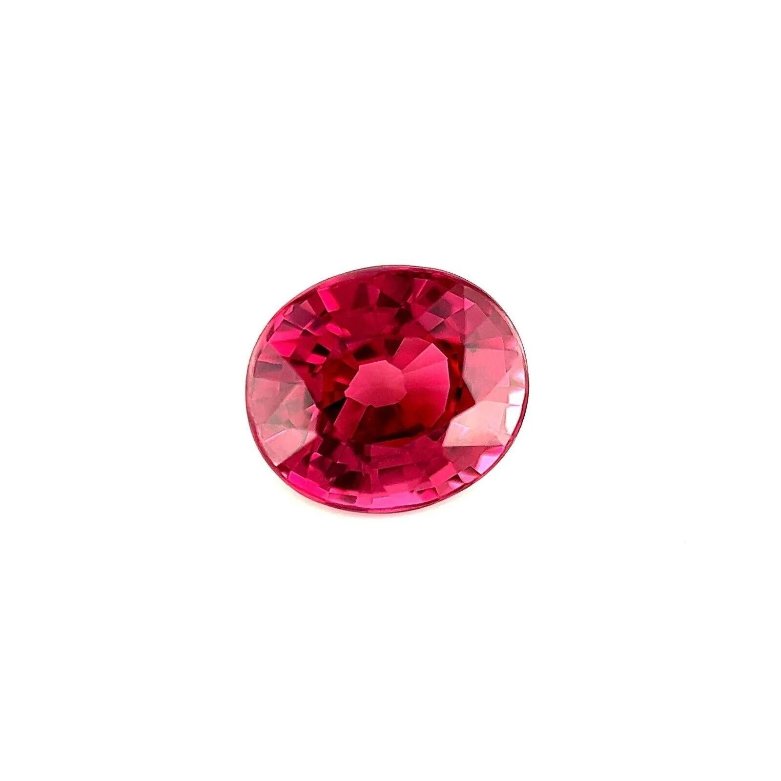 2.12ct Pink Purple Natural Rhodolite Garnet Oval Cut Loose Gem 7.7x6.7mm VVS

Fine Natural Rhodolite Garnet Gemstone.
2.12 Carat with a beautiful vivid purple pink colour and excellent clarity, very clean gem. VVS
Has an excellent oval cut with good
