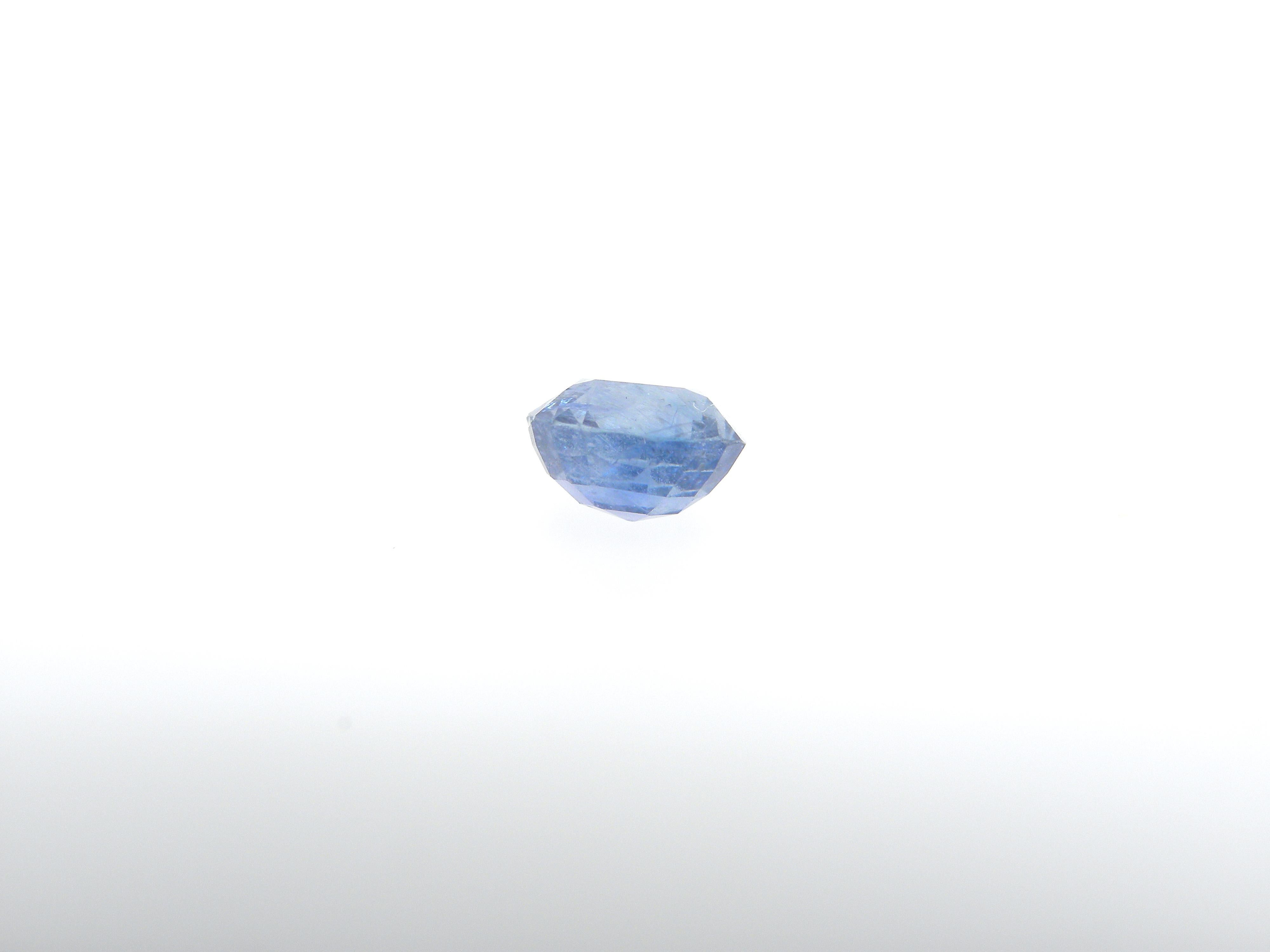 2.13 Carat GIA Certified Natural No Heat Cushion-Cut Blue Sapphire In New Condition In Hong Kong, HK