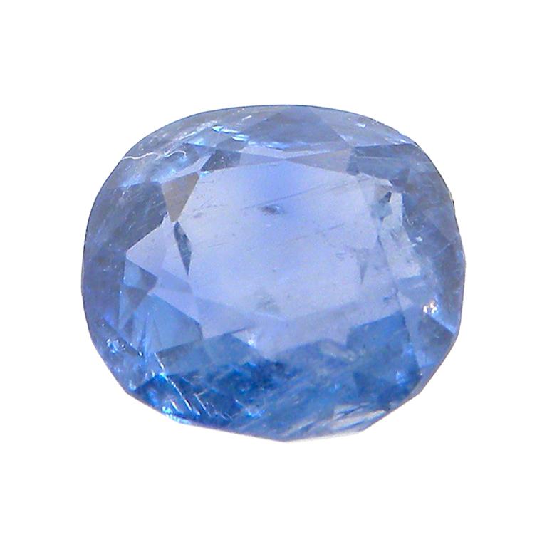 2.saphir bleu de 13 carats certifié GIA:: naturel:: sans chaleur:: taillé en coussin