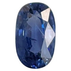 Spinelle bleue ovale facettée de 2,13 carats pour la bijouterie fine Tanzanie 