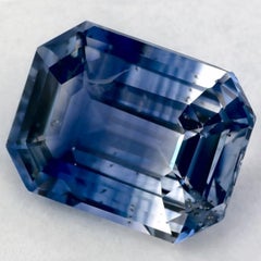 2.13 Ct Blue Sapphire Octagon Cut Loose Gemstone