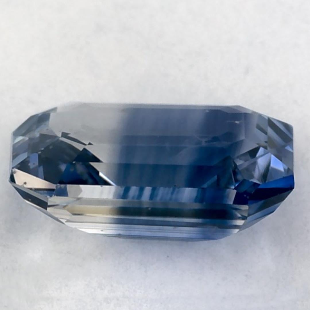 Pierre précieuse taille octogonale saphir bleu 2.13 carat Neuf - En vente à Fort Lee, NJ