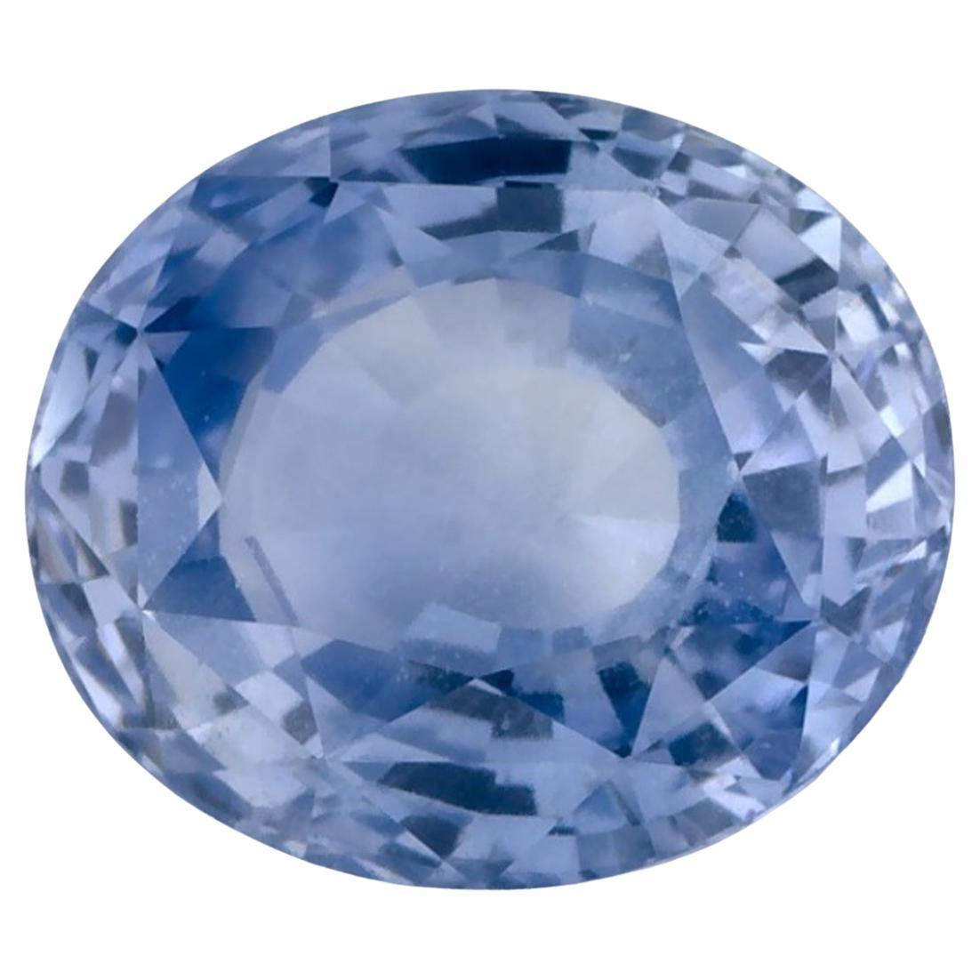 2.13 Ct Blue Sapphire Oval Loose Gemstone For Sale