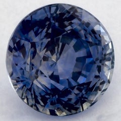 2.13 Karat blauer Saphir rund zertifiziert loser Edelstein