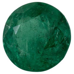 2.13 Ct Emerald Round Loose Gemstone