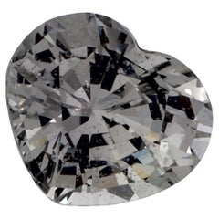 2.13 Ct Green Sapphire Heart Loose Gemstone
