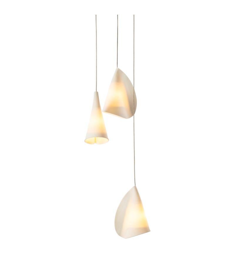 Post-Modern 21.3 Porcelain Chandelier Lamp by Bocci For Sale