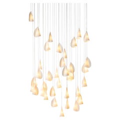 Lampe lustre en porcelaine 21,36 de Bocci