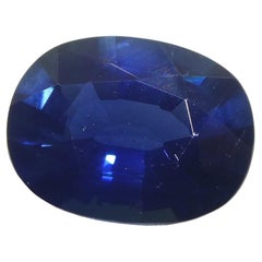 2.13ct Cushion Blue Sapphire GIA Certified Nigeria