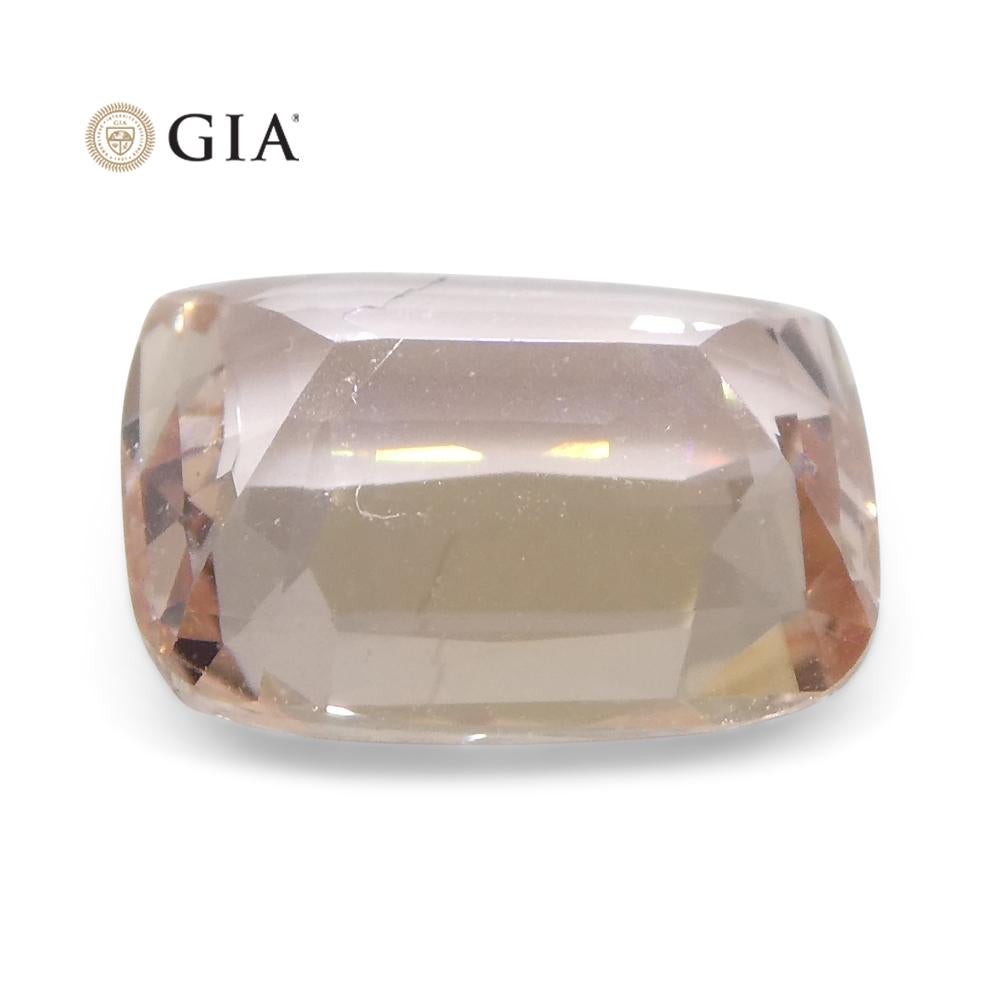 2.13 Carat Cushion Pink Sapphire GIA Certified Madagascar Unheated For Sale 4