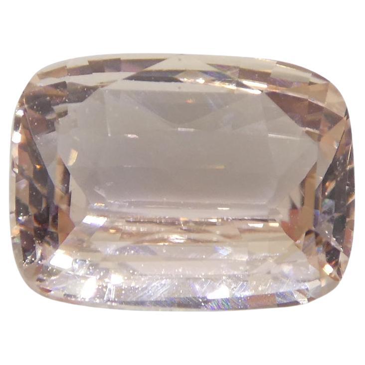 Saphir rose coussin de 2,13 carats certifié GIA, non chauffé, Madagascar