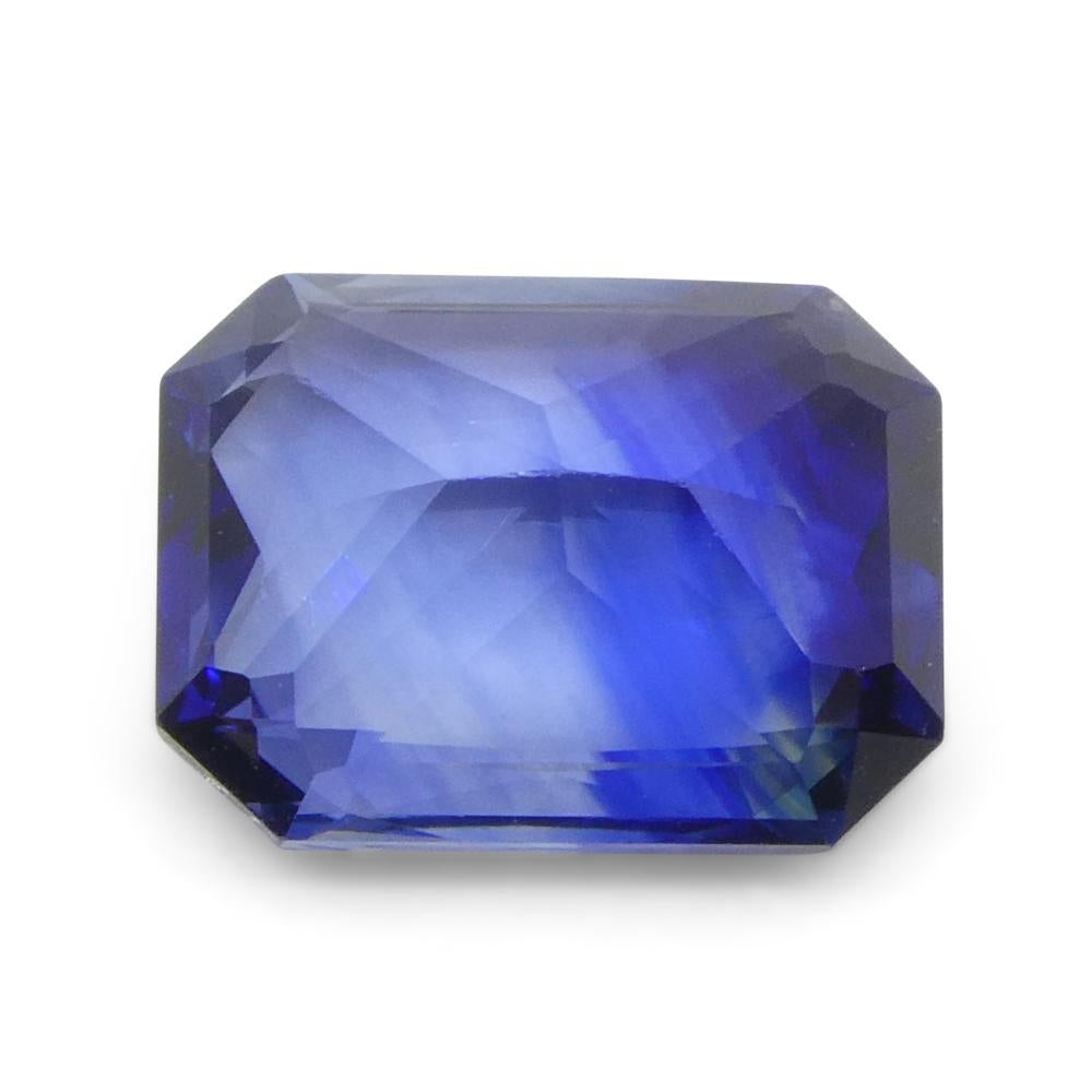 2.13ct Octagonal/Emerald Cut Blue Sapphire from Sri Lanka For Sale 6