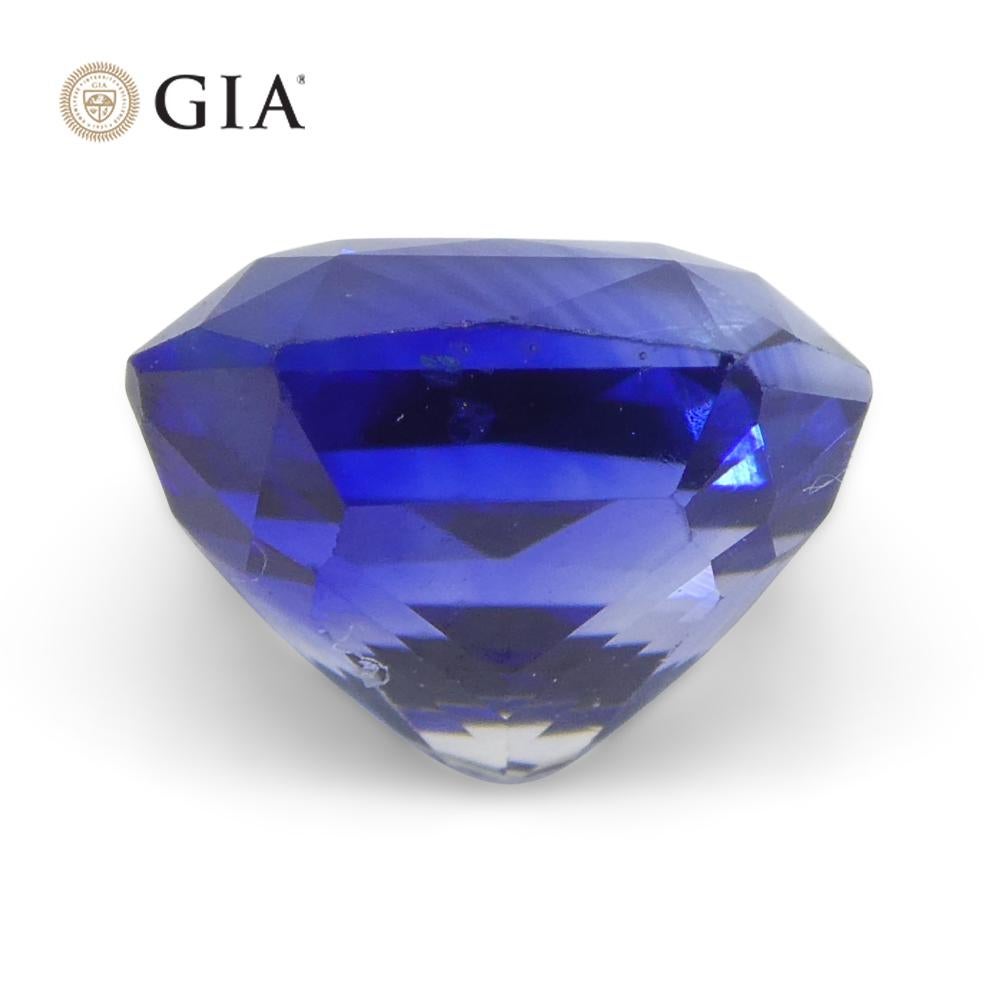 2.13ct Octagonal/Emerald Cut Blue Sapphire GIA Certified Madagascar   For Sale 7
