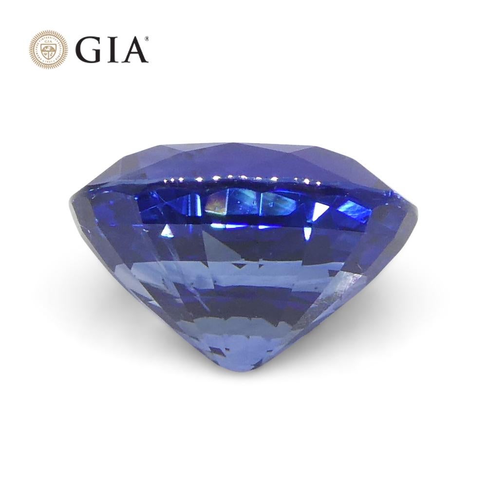 2.13ct Oval Vivid Cornflower Blue Sapphire GIA Certified Sri Lanka For Sale 6