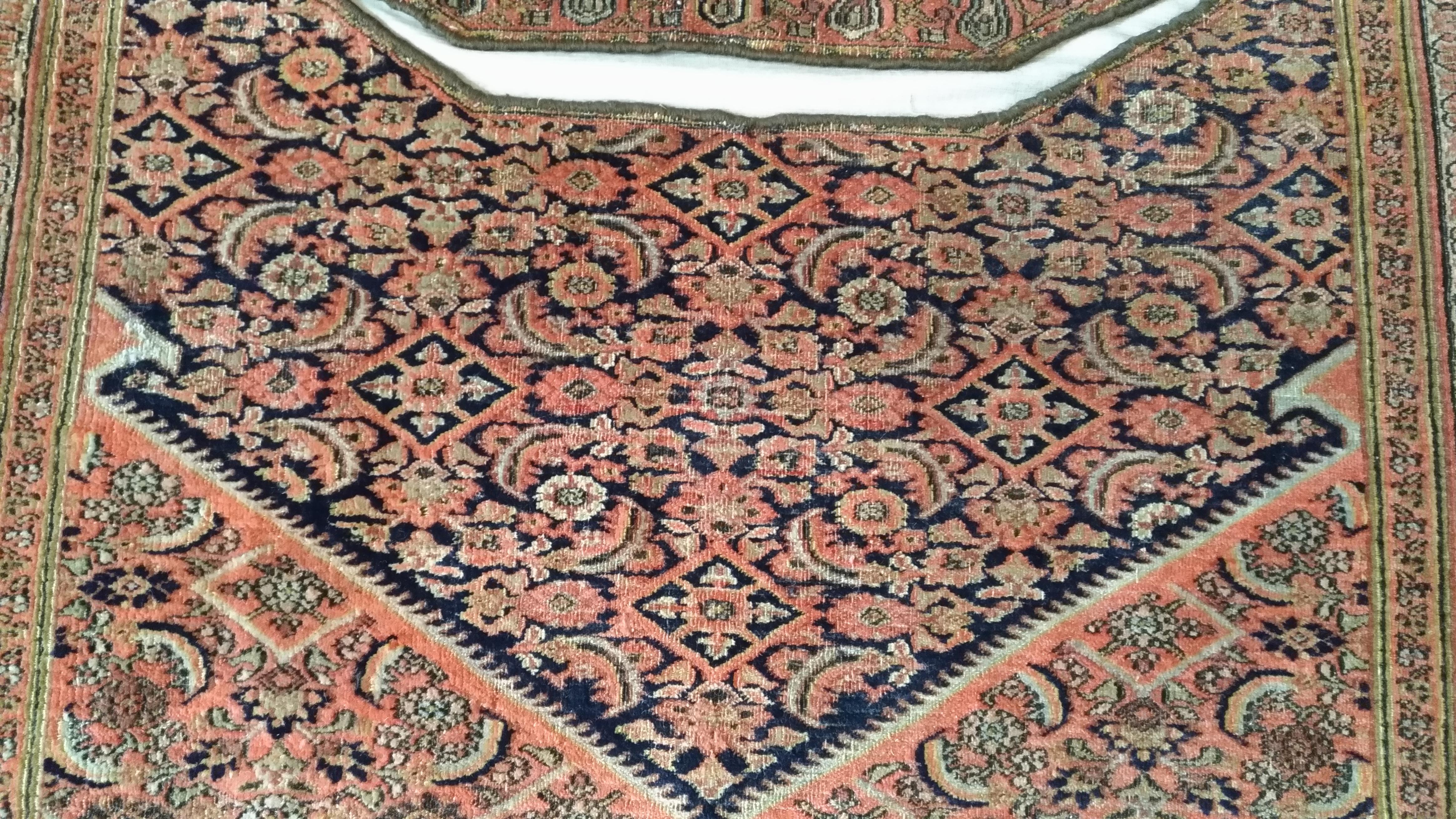 214 - 19th century horse saddle rug.
