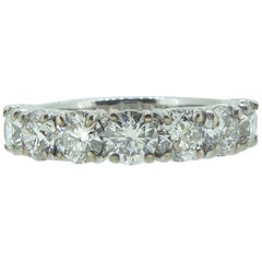 2.14 Carat Diamond Eternity Ring, 18 Carat Gold Pre Owned, London, 2014