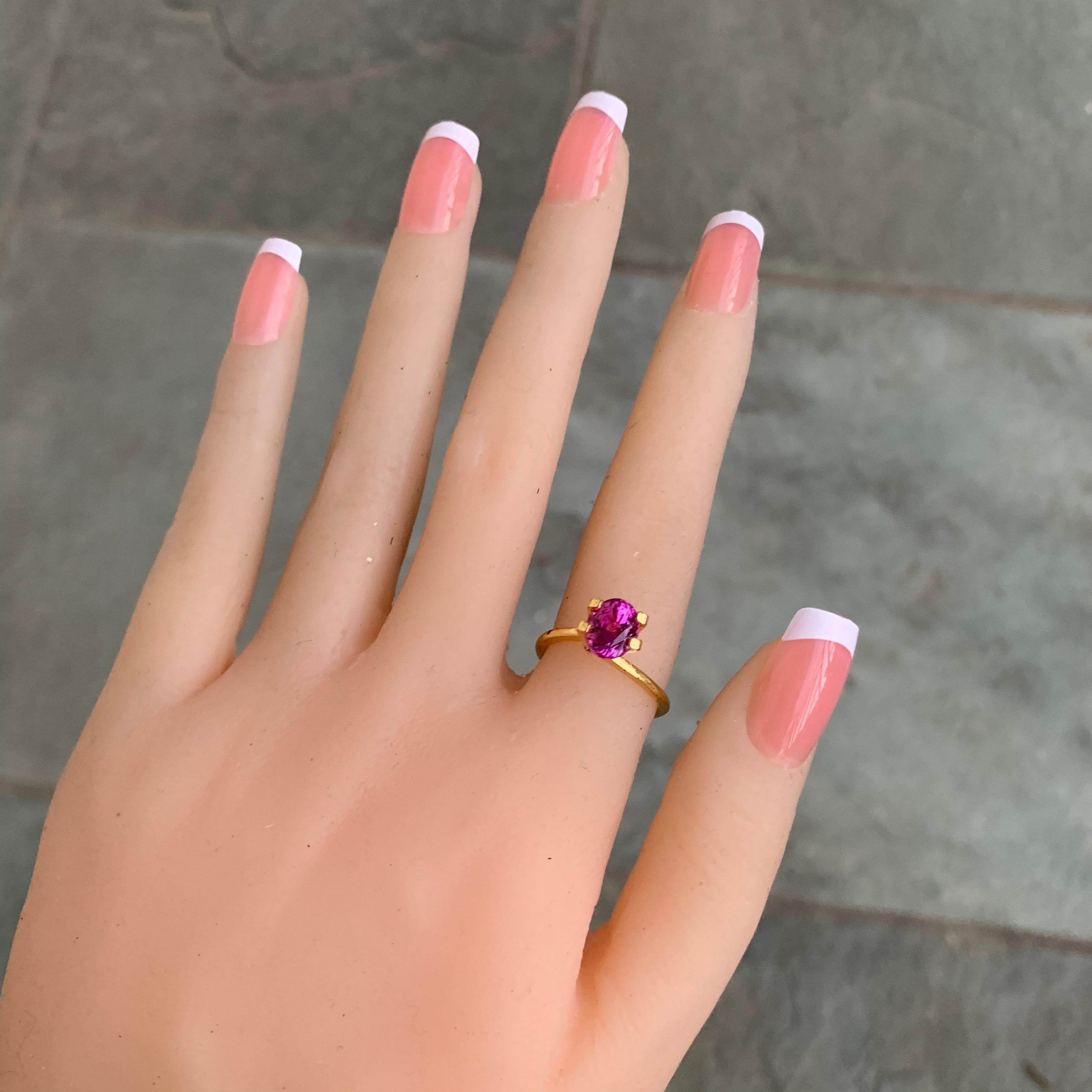 2.14 Carat Oval Pink Sapphire Loose Gemstone

Can be made for any finger size , pendant , ect..., this will be made to order and take approximately 2-4 weeks from customers final design approval. If you need a sooner date let us know and we will see