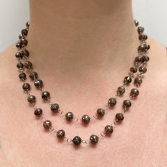 Collier Paradizia à diamants opaques de 214 carats Brown