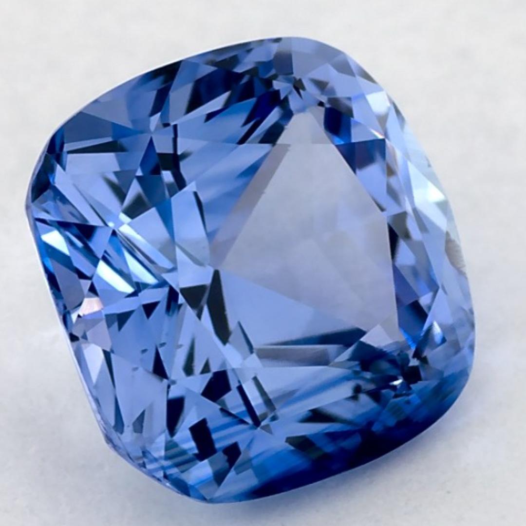Taglio cuscino 2.14 carati di zaffiro blu a cuscino, gemma sfusa in vendita