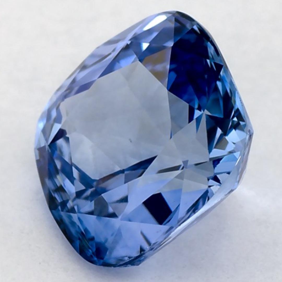Donna 2.14 carati di zaffiro blu a cuscino, gemma sfusa in vendita