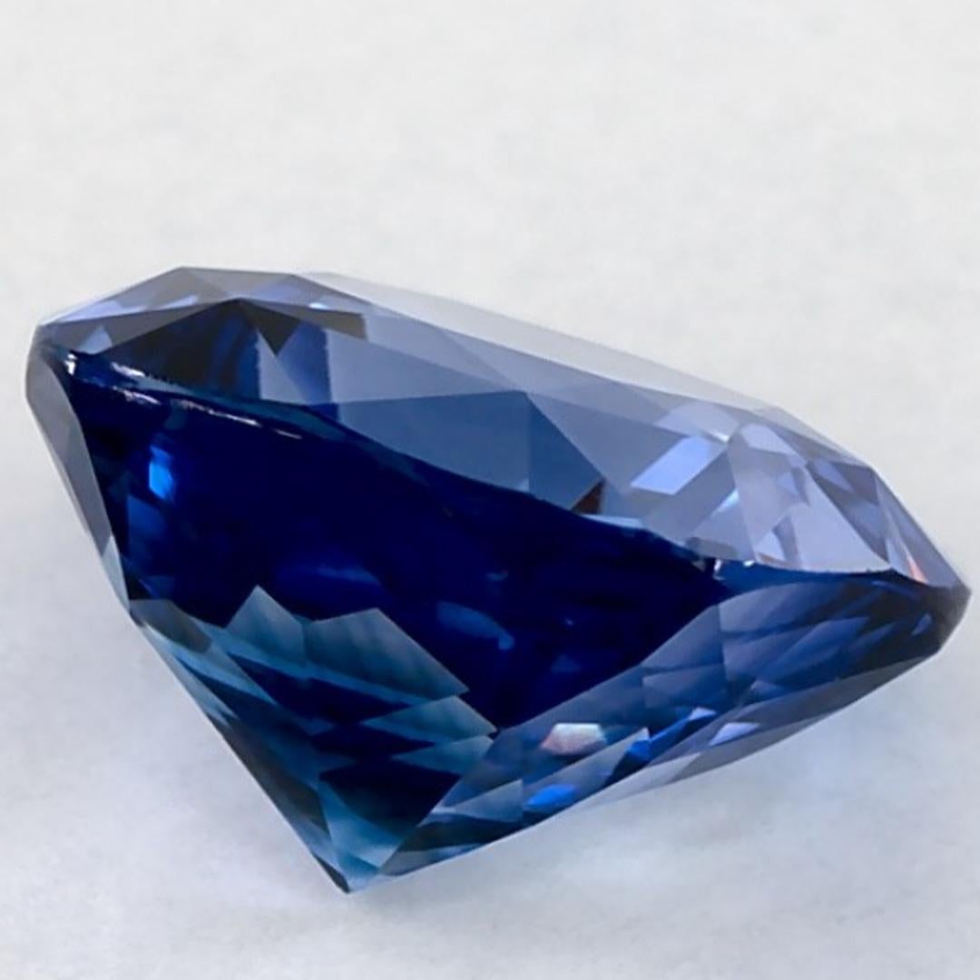 2.14 carati di zaffiro blu a cuscino, gemma sfusa in vendita 1