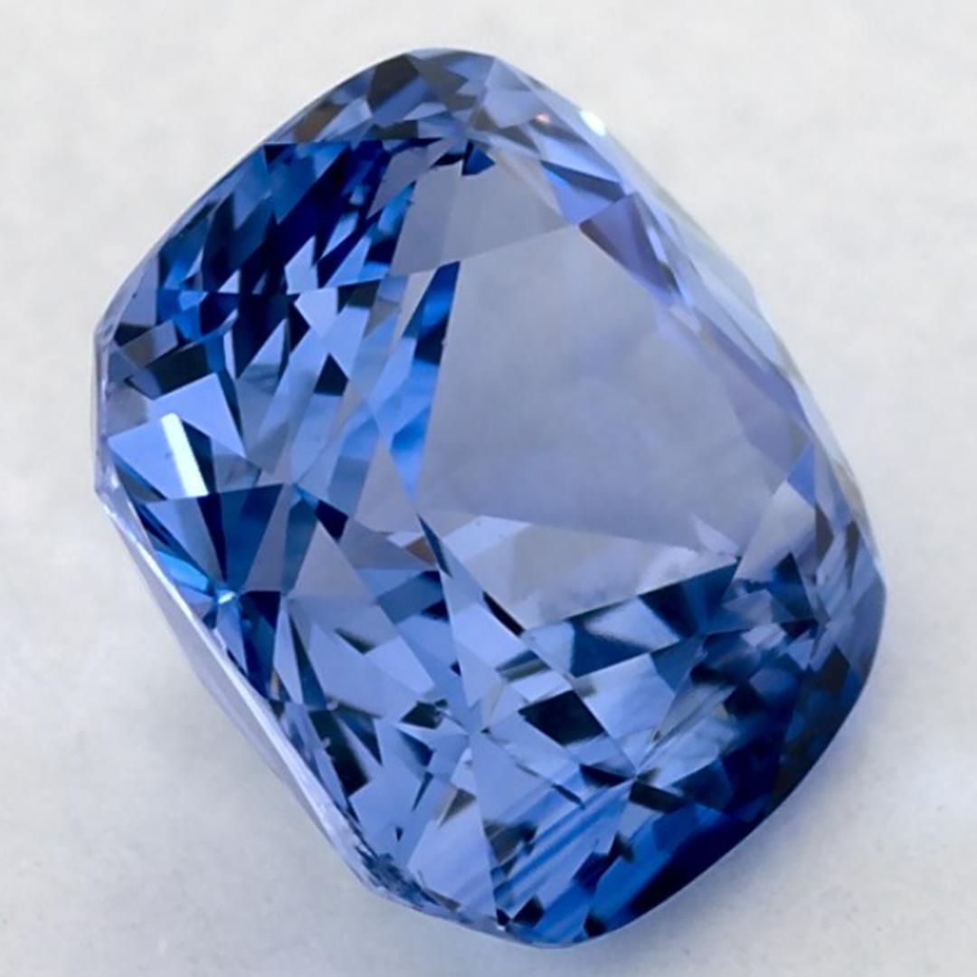 2.14 carati di zaffiro blu a cuscino, gemma sfusa in vendita 2