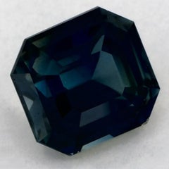 2.14 Ct Blue Sapphire Octagon Cut Loose Gemstone