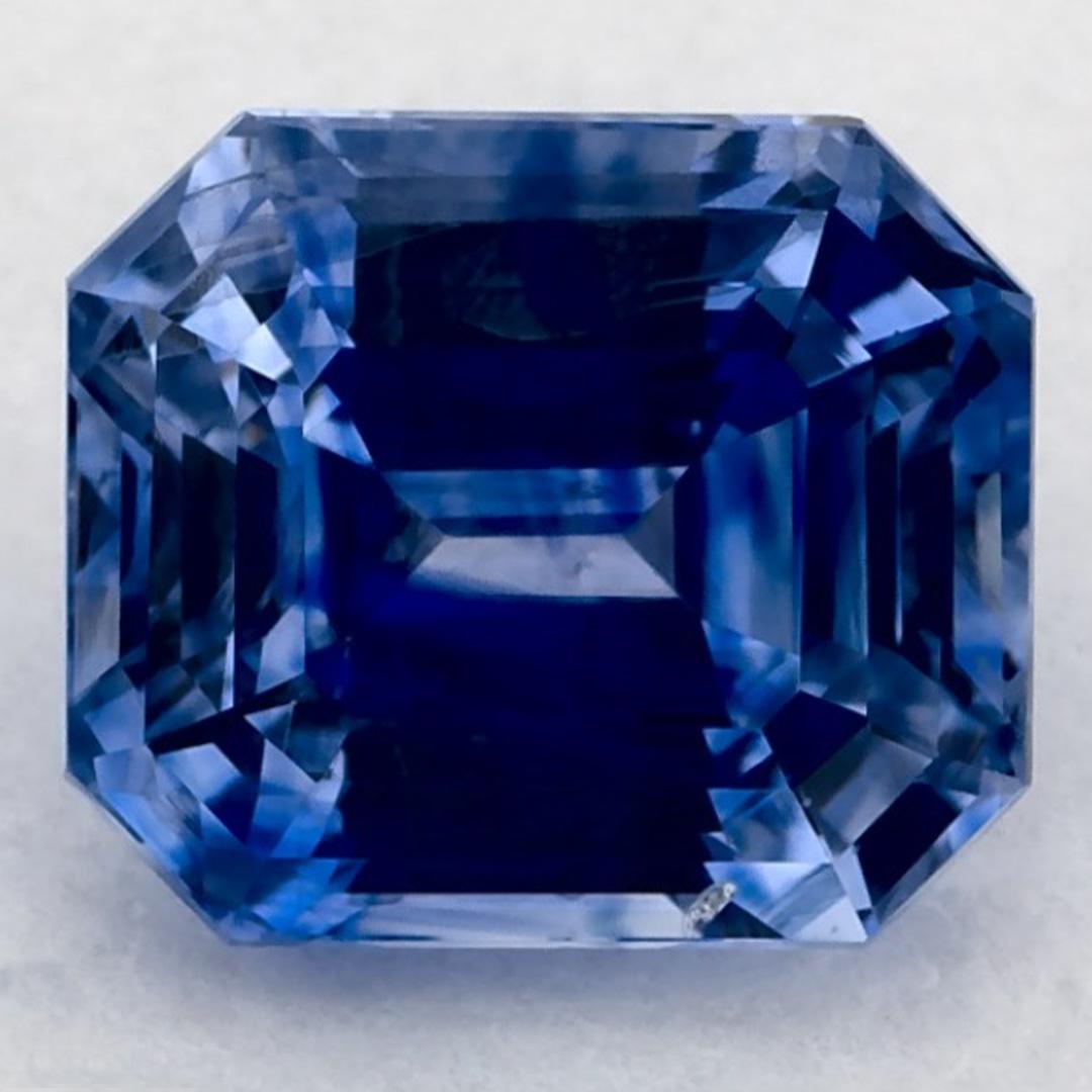 2.14 qt zafiro azul talla octágono gema suelta en Nuevo estado para la venta en Fort Lee, NJ