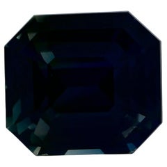 2.14 Ct Blue Sapphire Octagon Cut Loose Gemstone