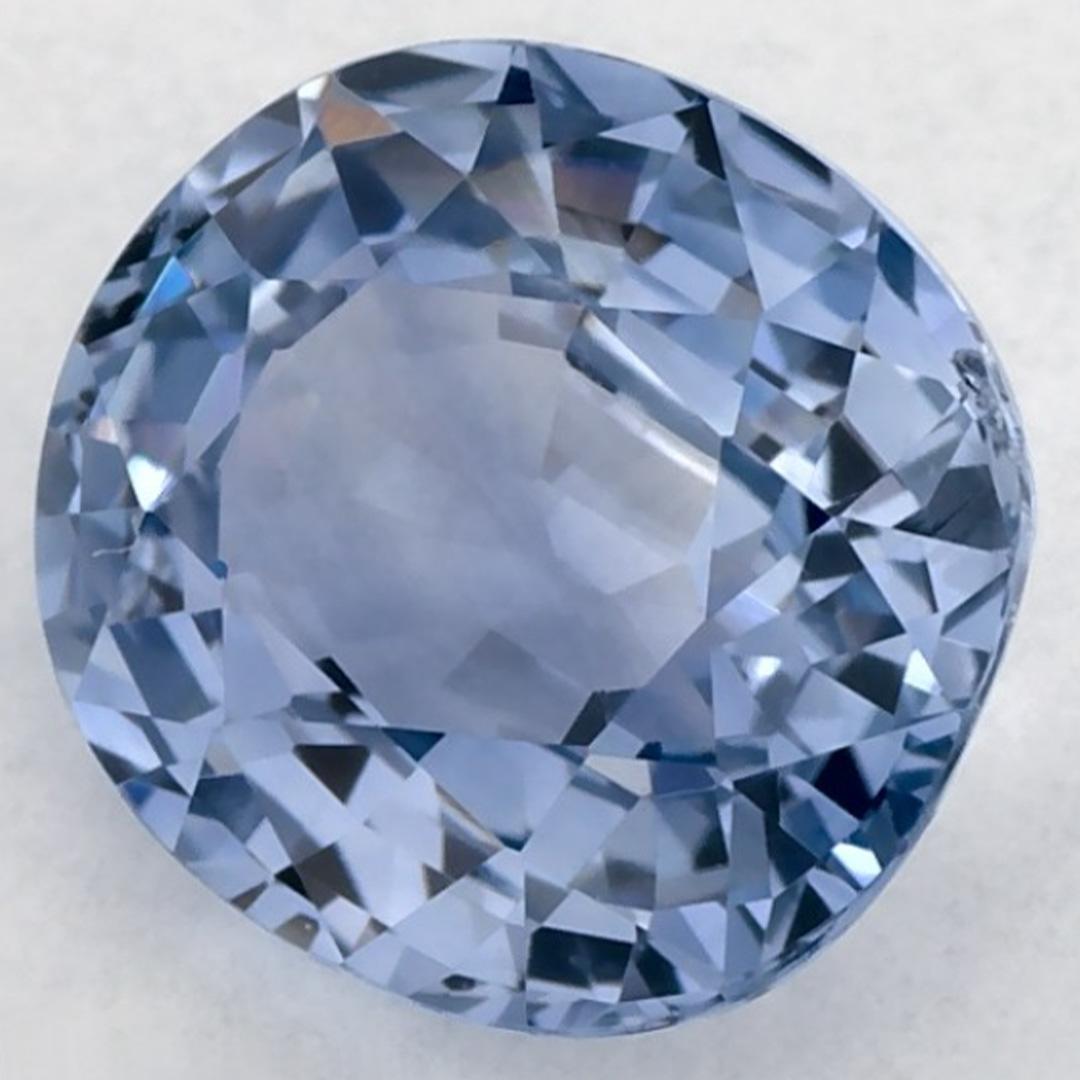 2.14 Karat Blauer Saphir Oval Loser Edelstein (Ovalschliff) im Angebot