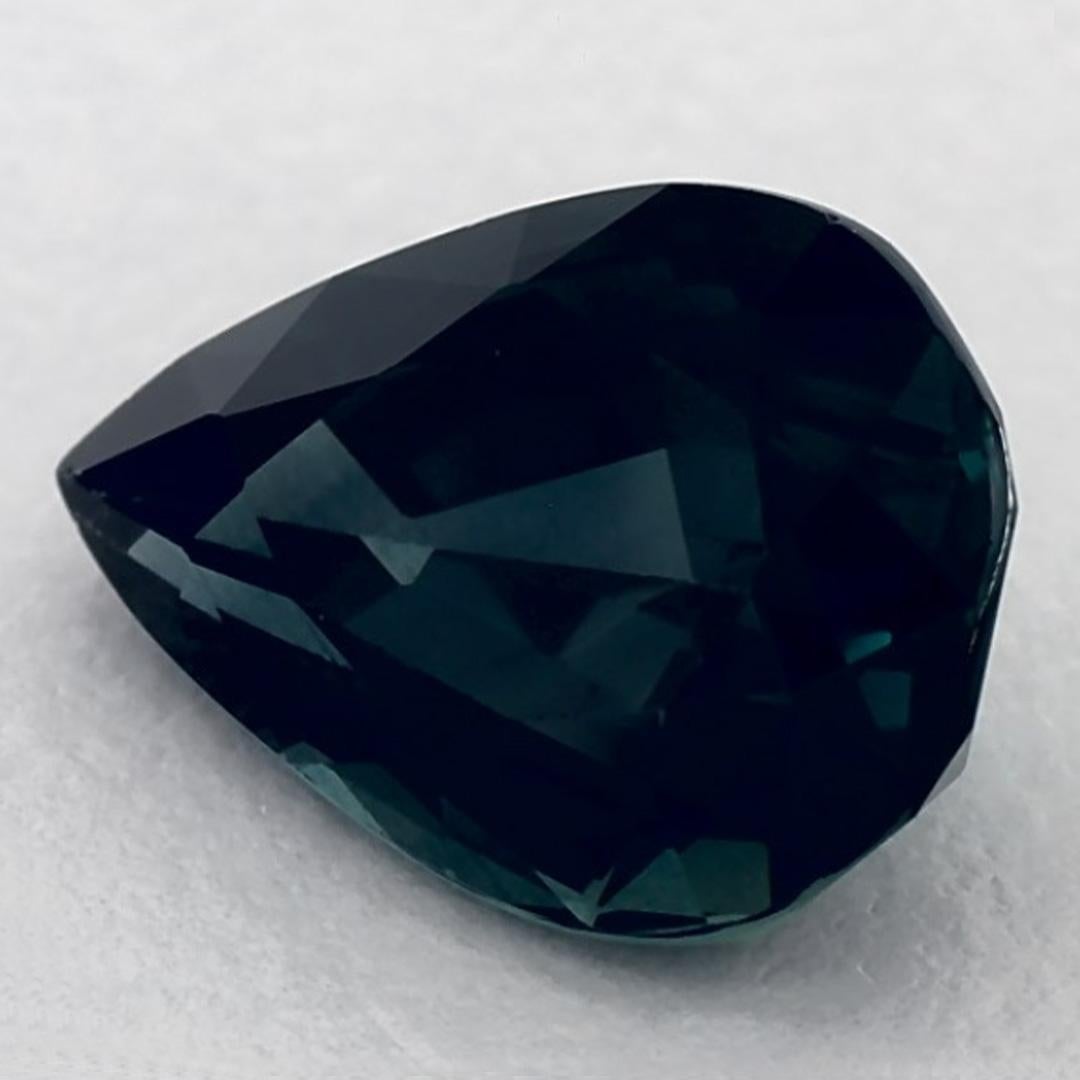 Taglio a goccia 2.14 Ct Blue Sapphire Pear Loose Gemstone in vendita