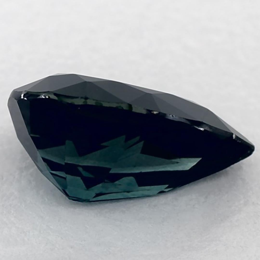 2.14 Ct Blue Sapphire Pear Loose Gemstone In condizioni Nuovo in vendita a Fort Lee, NJ