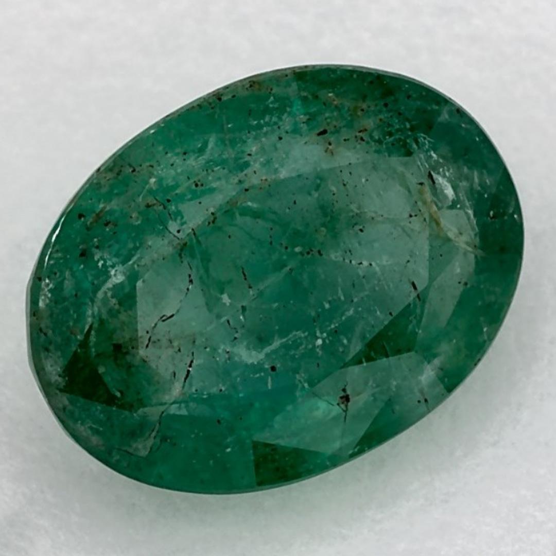 Oval Cut 2.14 Ct Emerald Oval Loose Gemstone