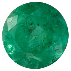 2.14 Ct Emerald Round Loose Gemstone