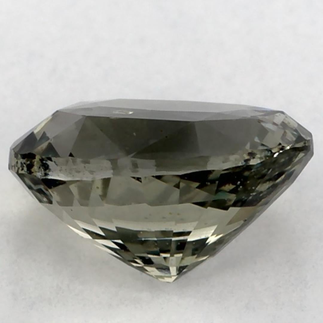 2.14 Ct Green Sapphire Oval Loose Gemstone (Saphir vert ovale en vrac) Neuf - En vente à Fort Lee, NJ