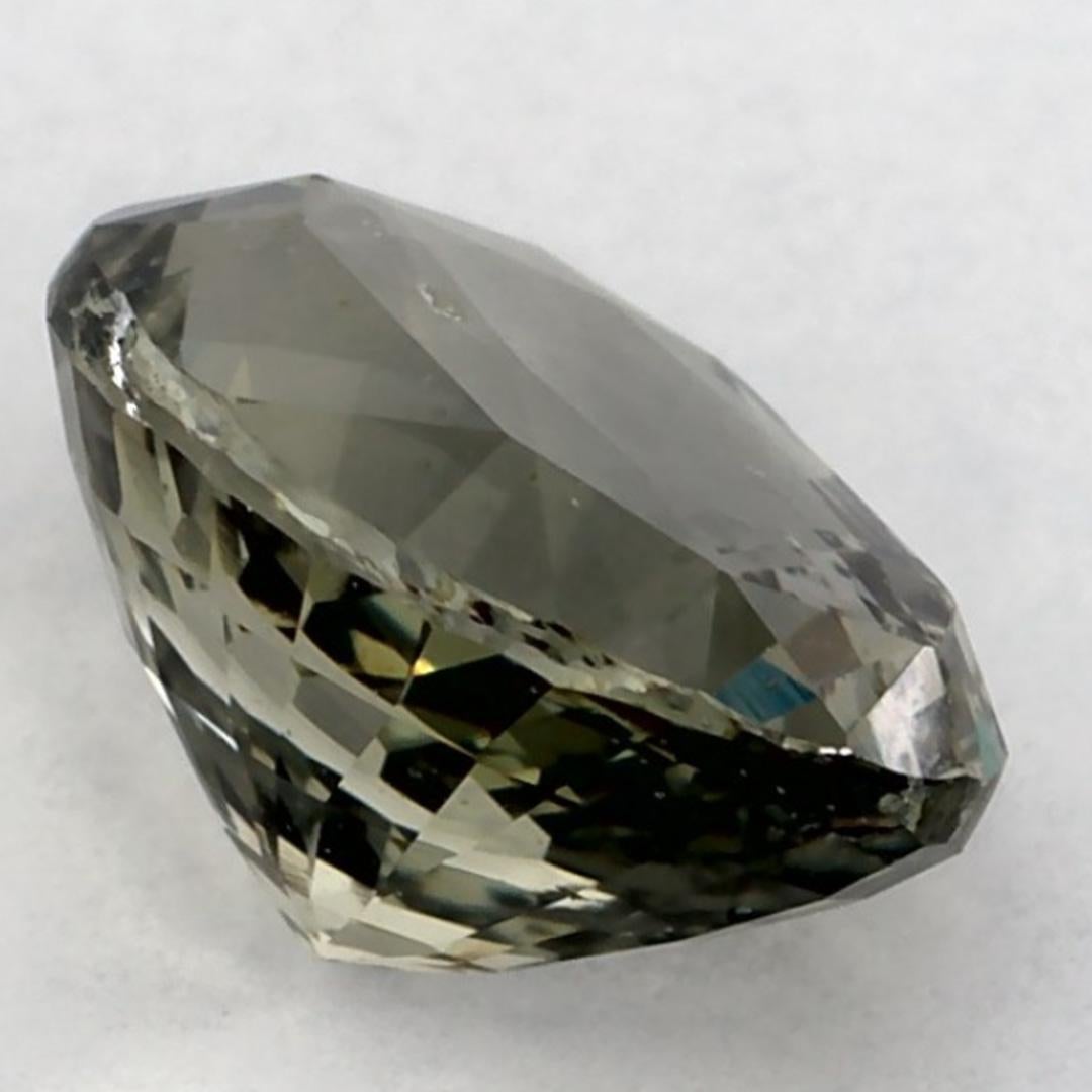 2.14 Ct Green Sapphire Oval Loose Gemstone (Saphir vert ovale en vrac) en vente 1