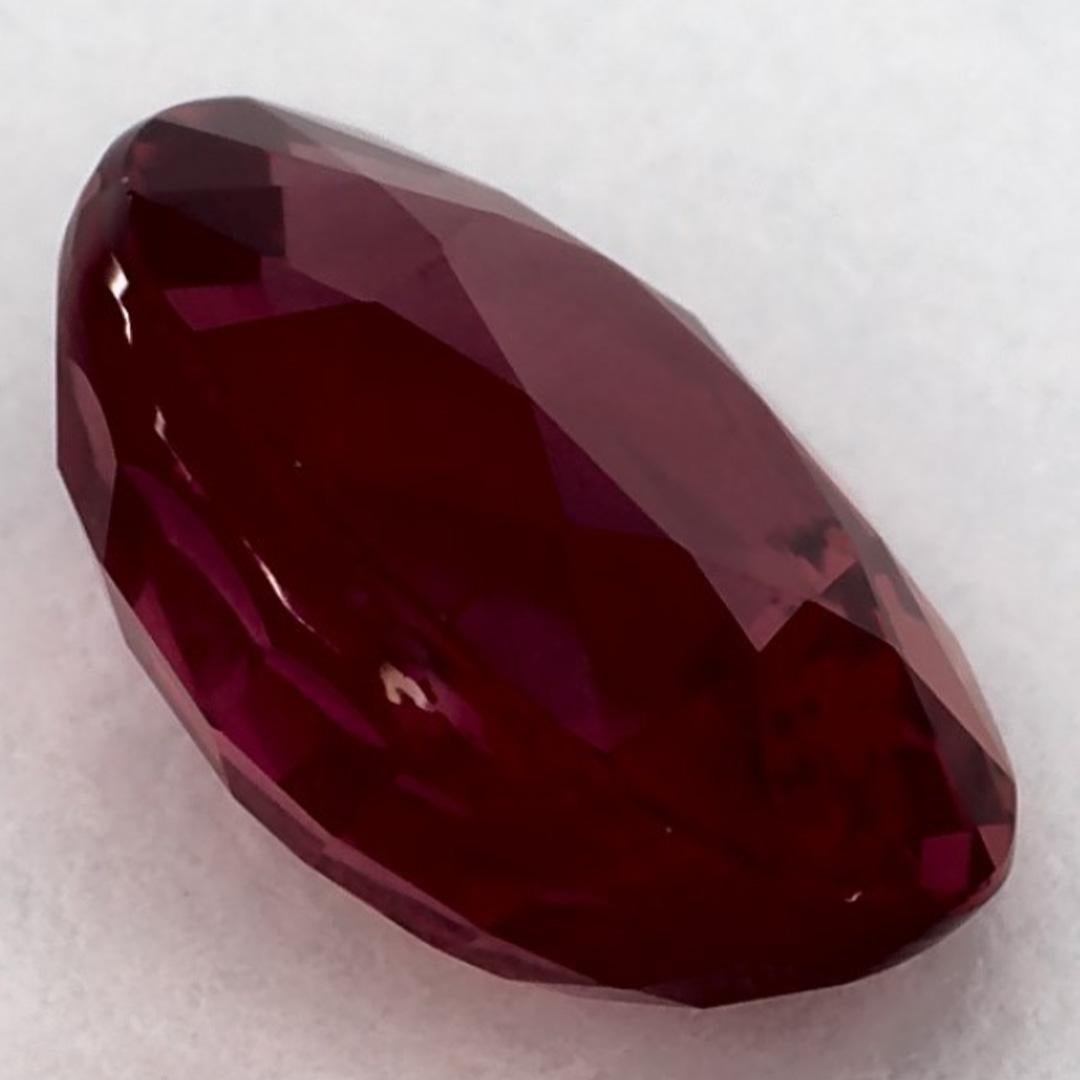 2.14 Ct Ruby Oval Loose Gemstone en vente 1