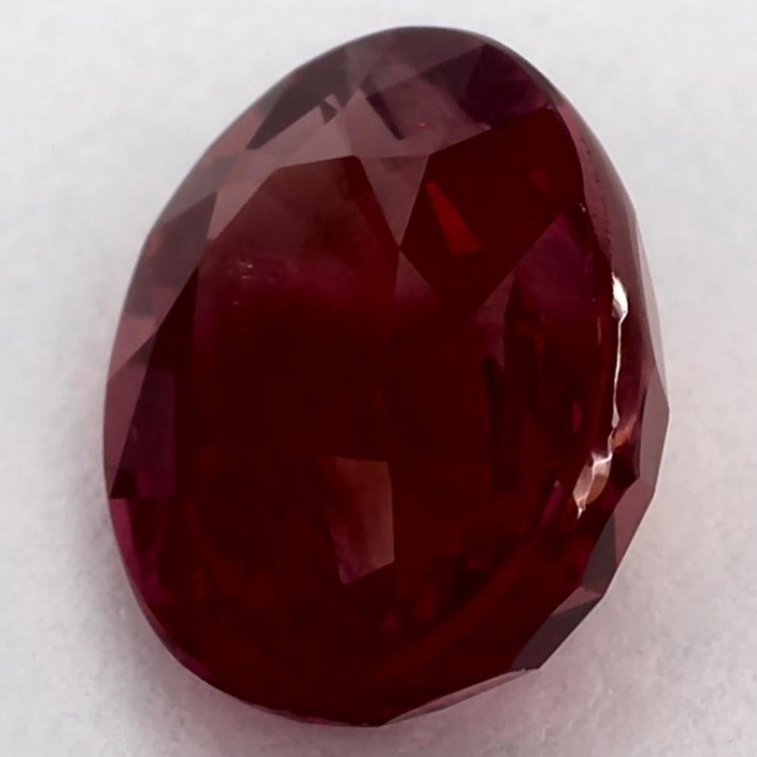 2.14 Ct Ruby Oval Loose Gemstone en vente 2