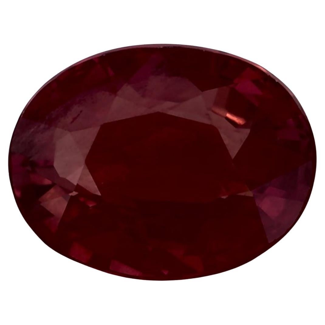 2.14 Ct Ruby Oval Loose Gemstone