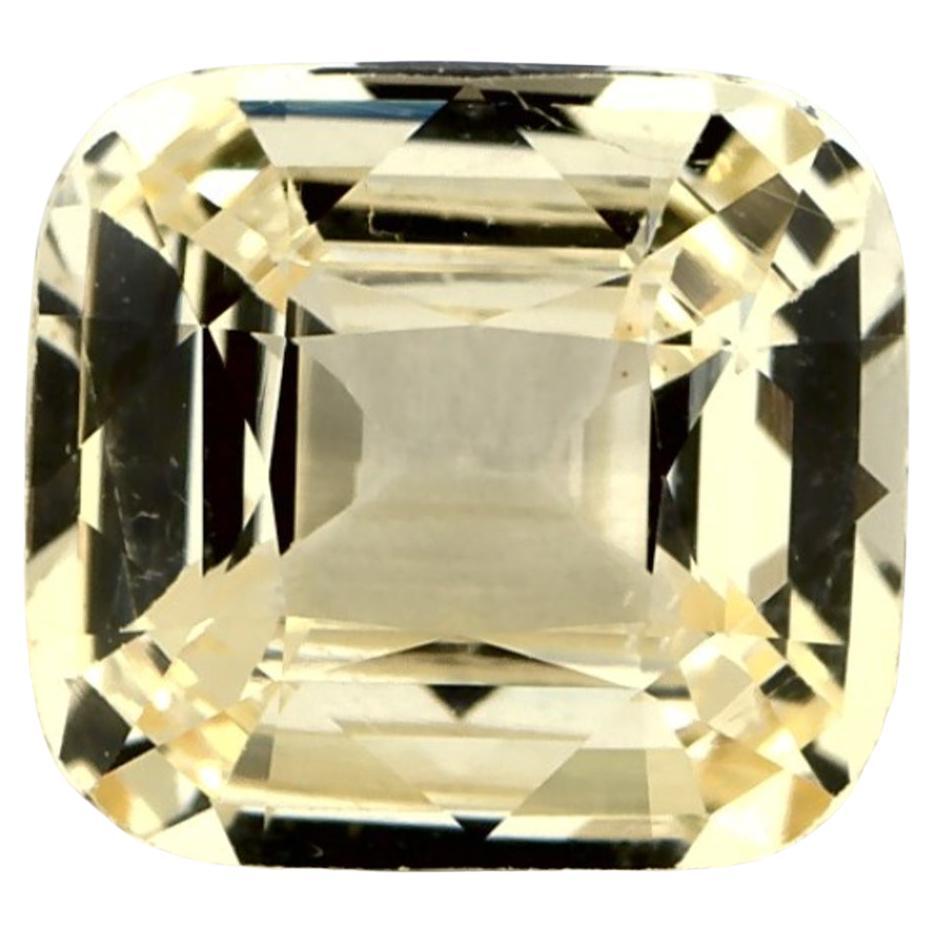 2.14 Ct Yellow Sapphire Cushion Loose Gemstone (pierre précieuse en vrac)