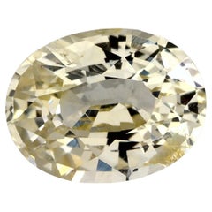 2.14 Ct Yellow Sapphire Oval Certified Loose Gemstone (pierre précieuse en vrac)