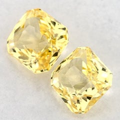 2.14 Ct Yellow Sapphire Radiant Loose Gemstone