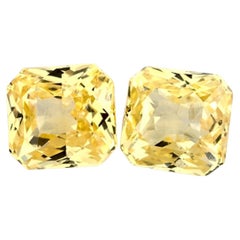 2.14 Ct Yellow Sapphire Radiant Loose Gemstone