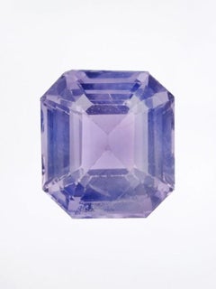 2.14 cts, Untreated purple sapphire with a GIA certificate
