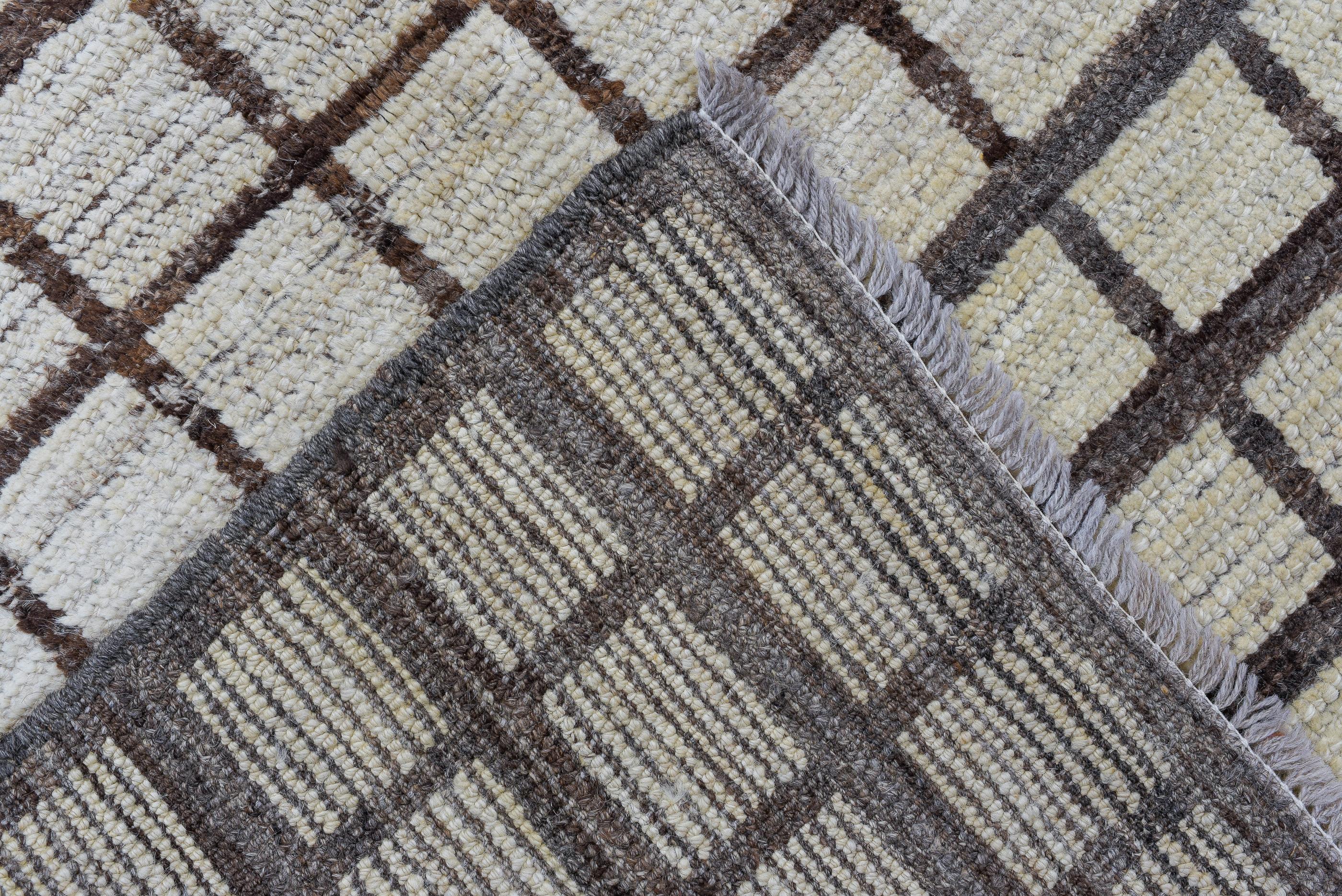 Contemporary 214 Squared Tulu Runner For Sale