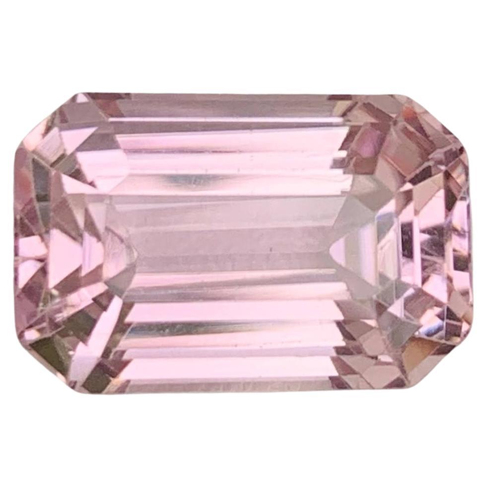 21.40 carats Pink Kunzite Stone Emerald Cut Natural Afghan Gemstone