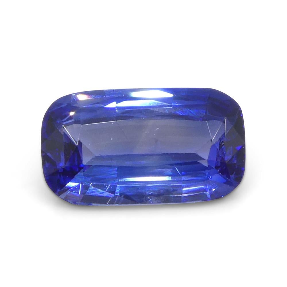 2.14ct Cushion Blue Sapphire from Sri Lanka In New Condition For Sale In Toronto, Ontario