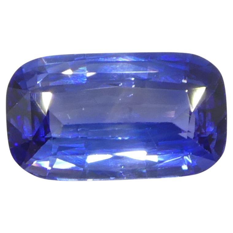 2.14ct Cushion Blue Sapphire from Sri Lanka For Sale