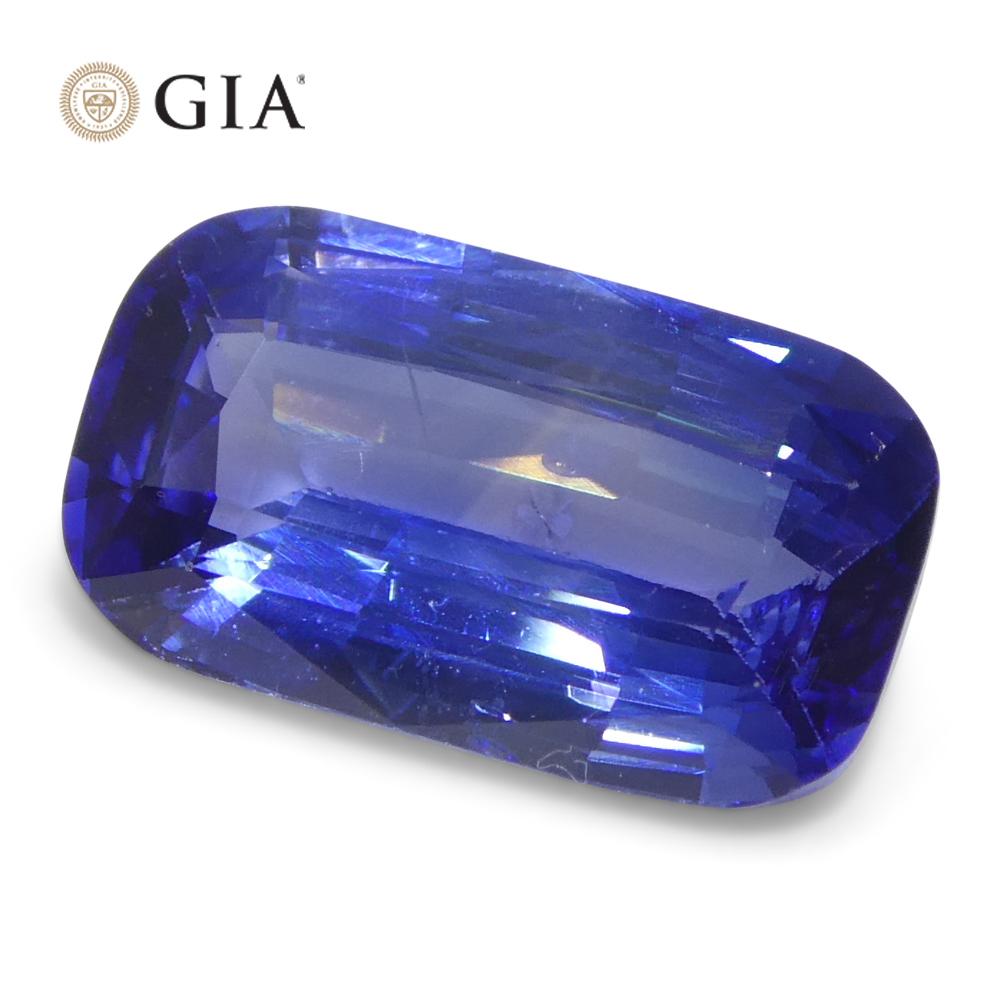 2.14ct Cushion Blue Sapphire GIA Certified Sri Lanka For Sale 4
